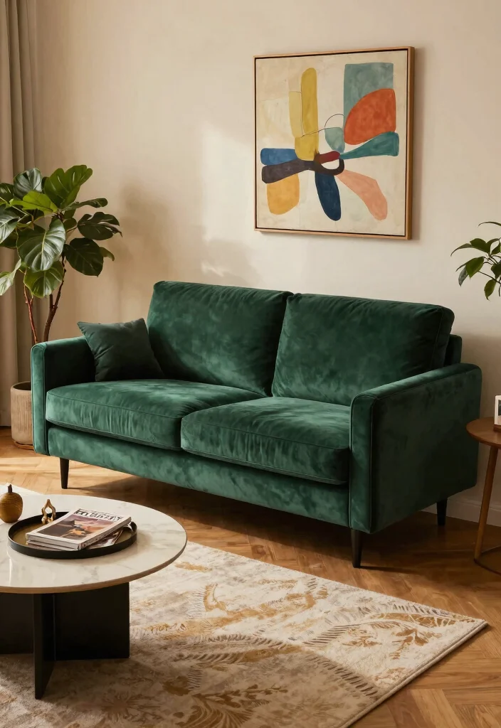 15 Modern Sofa Concepts for Small Apartments That'll Transform Your Living Space! - 3. Loveseat Luxury 1