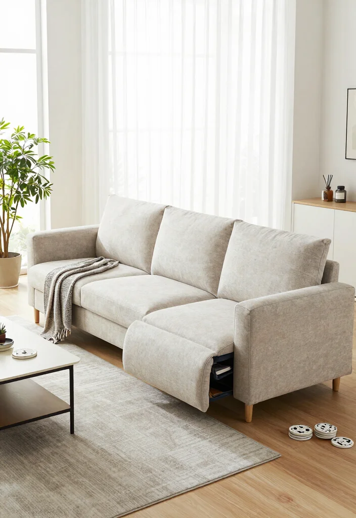 15 Modern Sofa Concepts for Small Apartments That'll Transform Your Living Space! - 5. Multifunctional Masterpieces 1