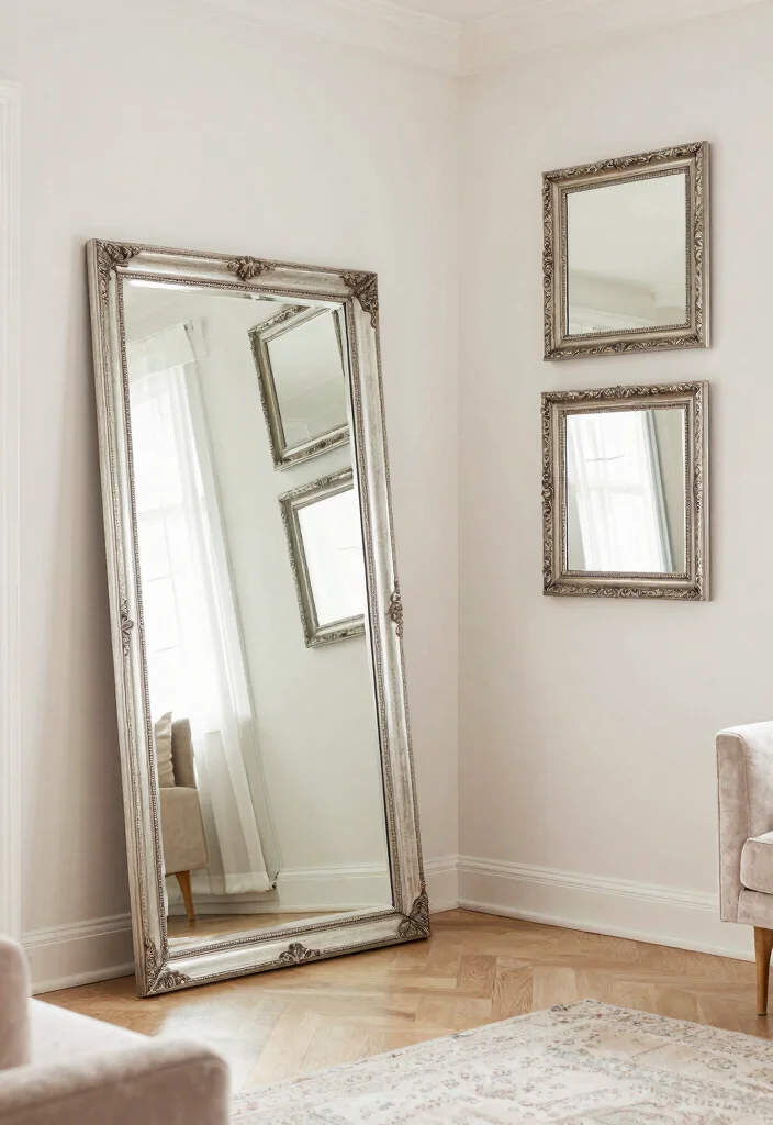 15 NYC Living Room Hacks Under $100 That Will Blow Your Mind! 🏙️✨ - 13. Decorative Mirrors 1