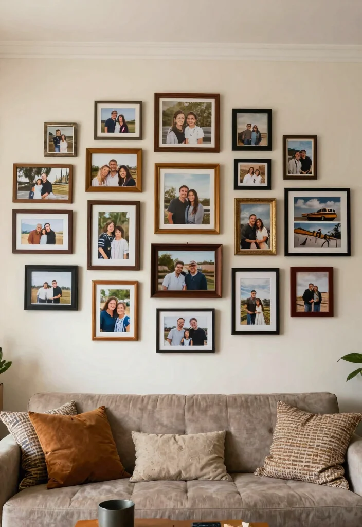 15 NYC Living Room Hacks Under $100 That Will Blow Your Mind! 🏙️✨ - 14. Personalized Gallery Walls 1