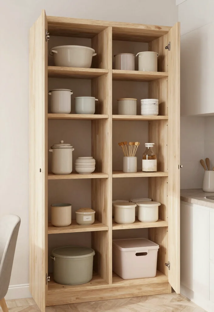15 Open Pantry Shelving Ideas That'll Transform Your Kitchen into a Pinterest Dream! - 9. Scandinavian Simplicity 1
