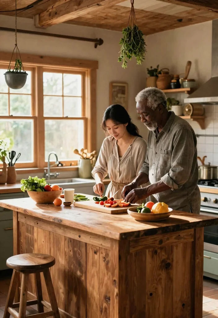 15 Portable Kitchen Islands That Will Revolutionize Your Cooking Space (You Won't Believe #7!) - 1. The Rustic Charm of Wood-Top Islands 1