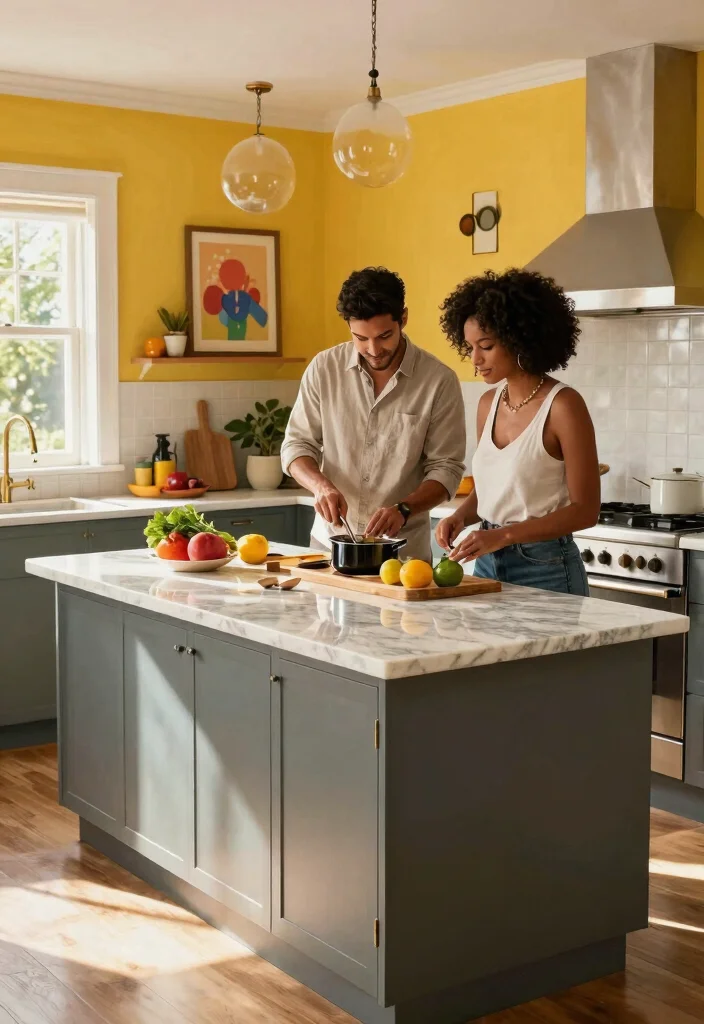 15 Portable Kitchen Islands That Will Revolutionize Your Cooking Space (You Won't Believe #7!) - 13. Elegant Islands with Marble Tops 1