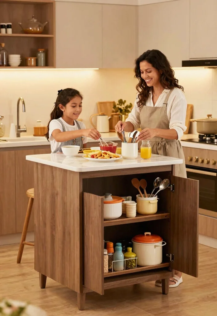 15 Portable Kitchen Islands That Will Revolutionize Your Cooking Space (You Won't Believe #7!) - 3. Compact Islands with Built-in Storage 1