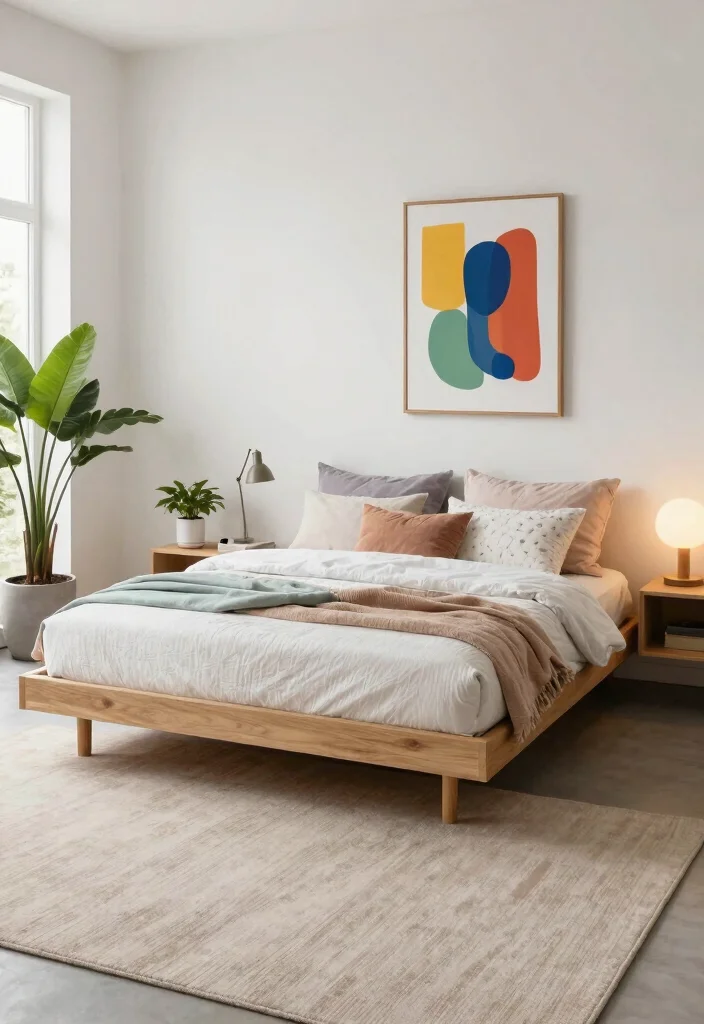 15+ Small Bedroom Layout Ideas That'll Maximize Your Space and Style! 28 15+ Small Bedroom Layout Ideas That'll Maximize Your Space and Style! - 7. Platform Bed Designs 1