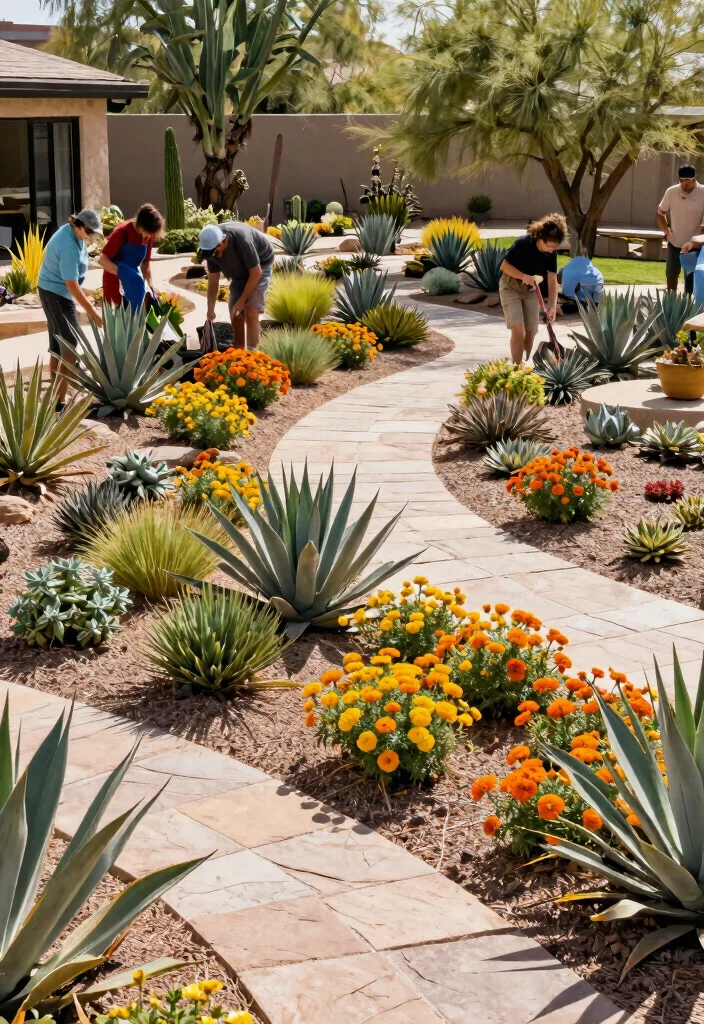 15 Stunning Arizona Front Yard Landscaping Ideas That Are Beautifully Sustainable! - 1. Desert Xeriscaping: A Sustainable Choice 1