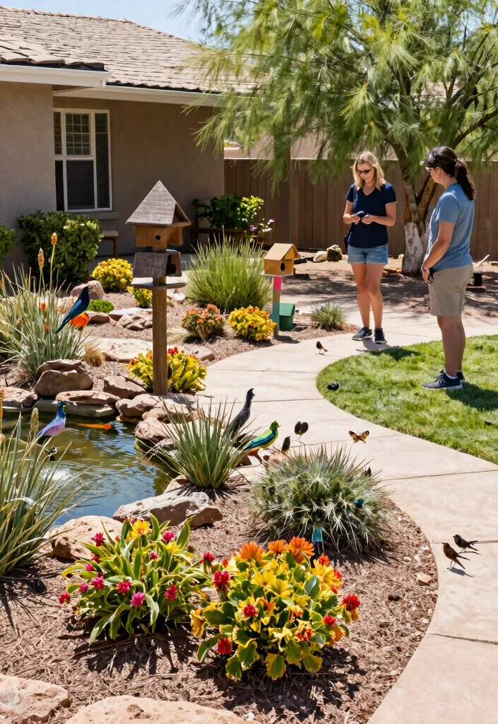 15 Stunning Arizona Front Yard Landscaping Ideas That Are Beautifully Sustainable! - 14. Wildlife Habitats: Creating a Natural Sanctuary 1