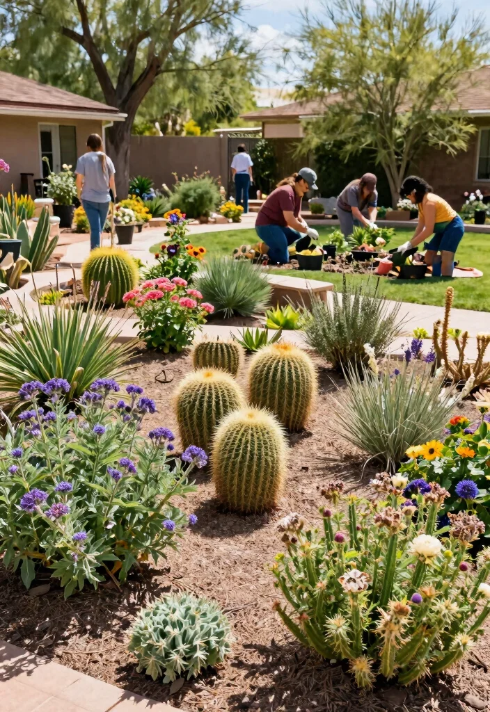 15 Stunning Arizona Front Yard Landscaping Ideas That Are Beautifully Sustainable! - 4. Native Plant Gardens: Embracing Local Flora 1