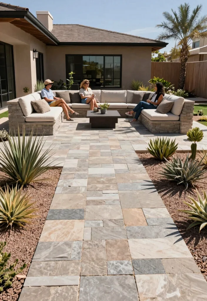 15 Stunning Arizona Front Yard Landscaping Ideas That Are Beautifully Sustainable! - 6. Sustainable Hardscaping: Eco-Friendly Materials 1