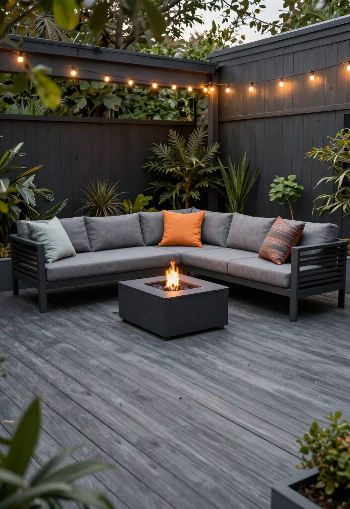15+ Stunning Deck Color Ideas That Will Transform Your Outdoor Space (You Won't Believe #7!) - 1. Classic Charcoal Gray 1