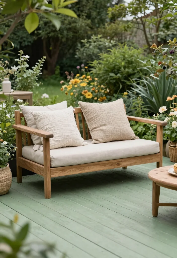 15+ Stunning Deck Color Ideas That Will Transform Your Outdoor Space (You Won't Believe #7!) - 10. Subtle Sage Green 1