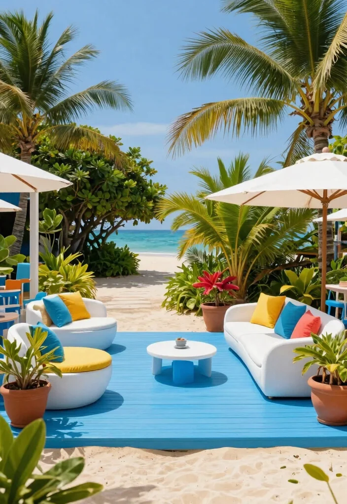 15+ Stunning Deck Color Ideas That Will Transform Your Outdoor Space (You Won't Believe #7!) - 3. Bold Ocean Blue 1