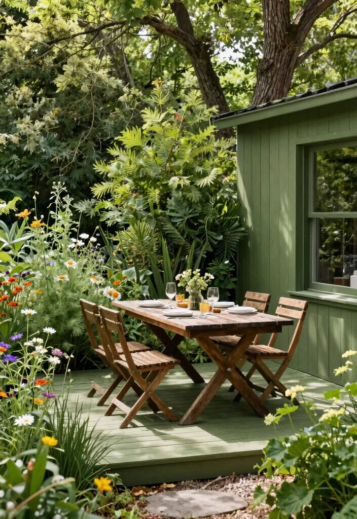 15+ Stunning Deck Color Ideas That Will Transform Your Outdoor Space (You Won't Believe #7!) - 4. Earthy Olive Green 1