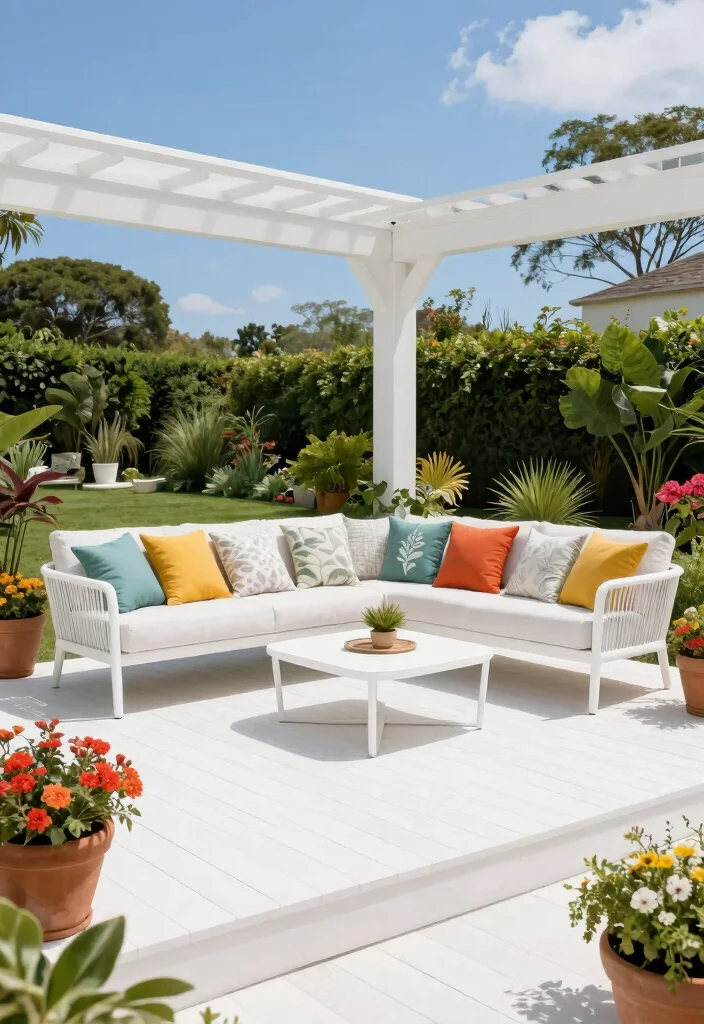 15+ Stunning Deck Color Ideas That Will Transform Your Outdoor Space (You Won't Believe #7!) - 5. Chic Whitewash 1