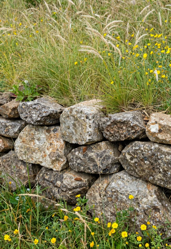 15 Stunning Front Yard Retaining Wall Ideas That Will Transform Your Curb Appeal Forever! - 11. Rock-Boulder Retaining Walls 1