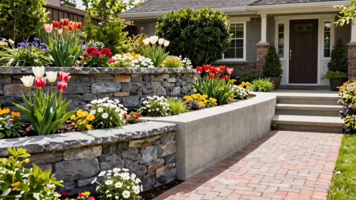 15 Stunning Front Yard Retaining Wall Ideas That Will Transform Your Curb Appeal Forever!