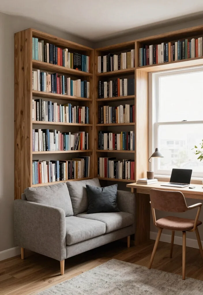 15 Stunning Home Library Design Ideas That'll Make You Want to Read All Day! 14 15 Stunning Home Library Design Ideas That'll Make You Want to Read All Day! - 13. Multi-Functional Library 1
