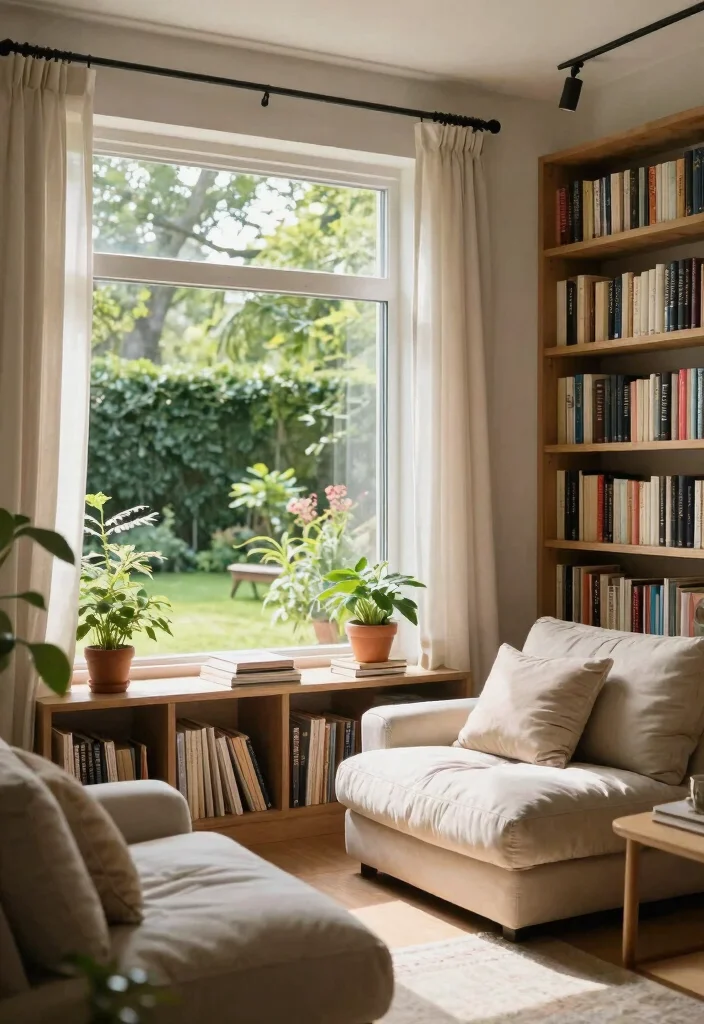 15 Stunning Home Library Design Ideas That'll Make You Want to Read All Day! 8 15 Stunning Home Library Design Ideas That'll Make You Want to Read All Day! - 7. A Library with a View 1