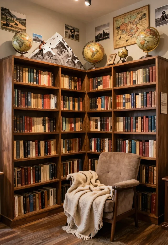 15 Stunning Home Library Design Ideas That'll Make You Want to Read All Day! 9 15 Stunning Home Library Design Ideas That'll Make You Want to Read All Day! - 8. Themed Libraries 1