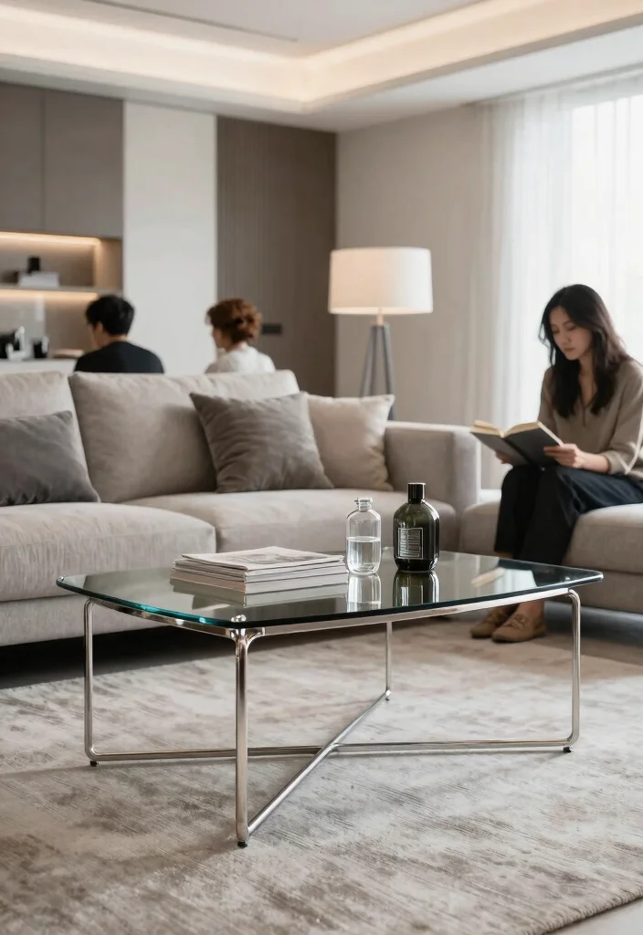 15 Stunning Metal Center Tables That Will Transform Your Living Room Into a Chic Haven! - 14. Sleek and Modern 1