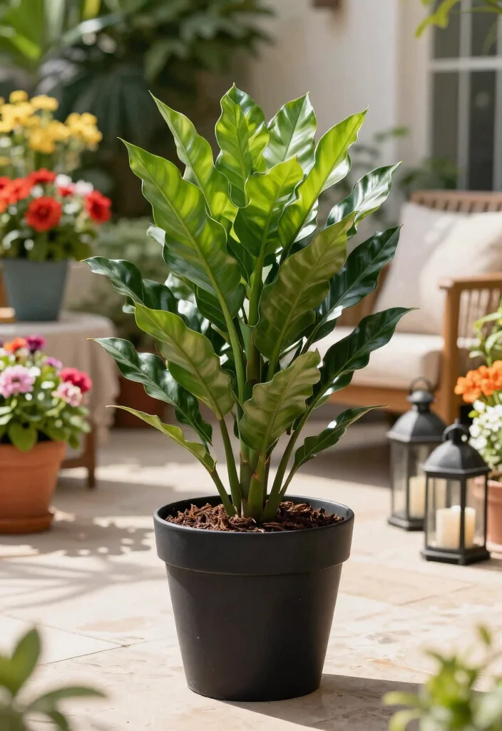 15 Stunning Outdoor Foliage Plants for Pots That Will Transform Your Space! - 6. ZZ Plant (Zamioculcas zamiifolia) 1