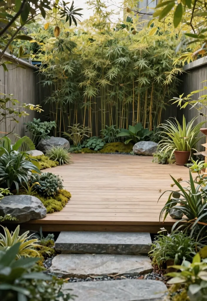 15+ Stunning Raised Patio Ideas With Steps for Style (You'll Want to Copy #7!) - 11. Personal Zen Garden Patio 1