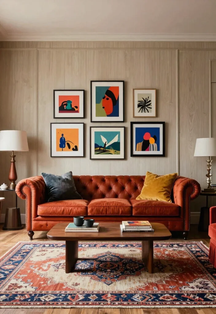 15 Super Cool Living Rooms With Wood Paneling That'll Make You Want to Redecorate! 38 15 Super Cool Living Rooms With Wood Paneling That'll Make You Want to Redecorate! - 7. Elegant Eclectic 1