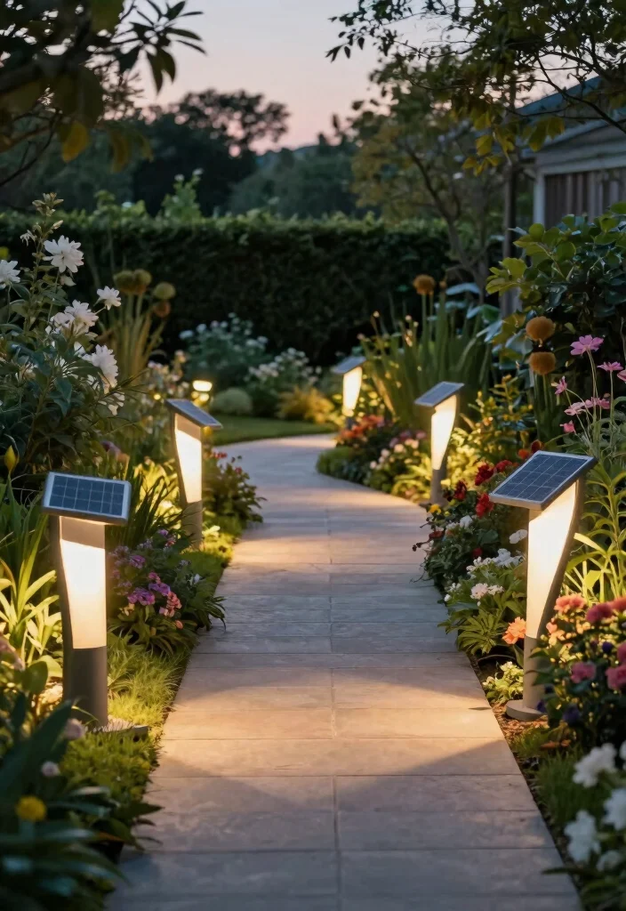 20 Affordable Outdoor Planter Lighting Ideas That Will Transform Your Garden for Under $50! - 2. Solar-Powered Path Lights 1