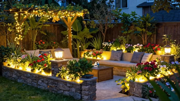 20 Affordable Outdoor Planter Lighting Ideas That Will Transform Your Garden for Under $50!
