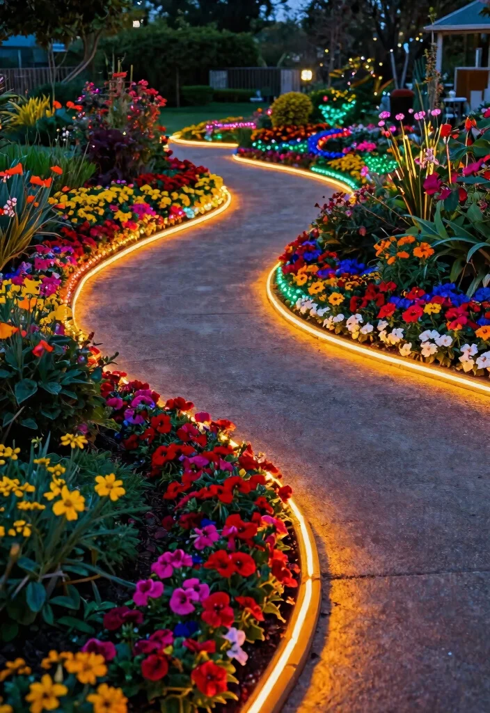 20 Affordable Outdoor Planter Lighting Ideas That Will Transform Your Garden for Under $50! - 9. LED Strip Lights 1