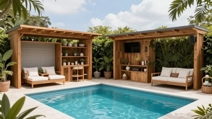 Poolside Shed Ideas