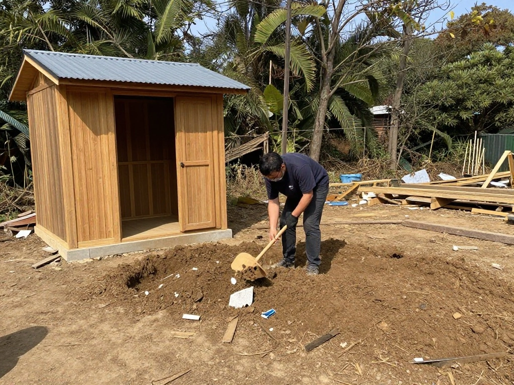 Poolside Shed Ideas: How to Design a Stylish & Functional Backyard Retreat 4 Poolside Shed Ideas - Step 3: Prepare the Site 1