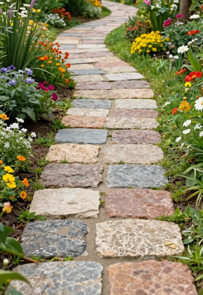 Unlock Your Garden's Potential: 15 Stunning Steps and Stairs Ideas You Can't Ignore! - 13. Step Stone Pathway 1