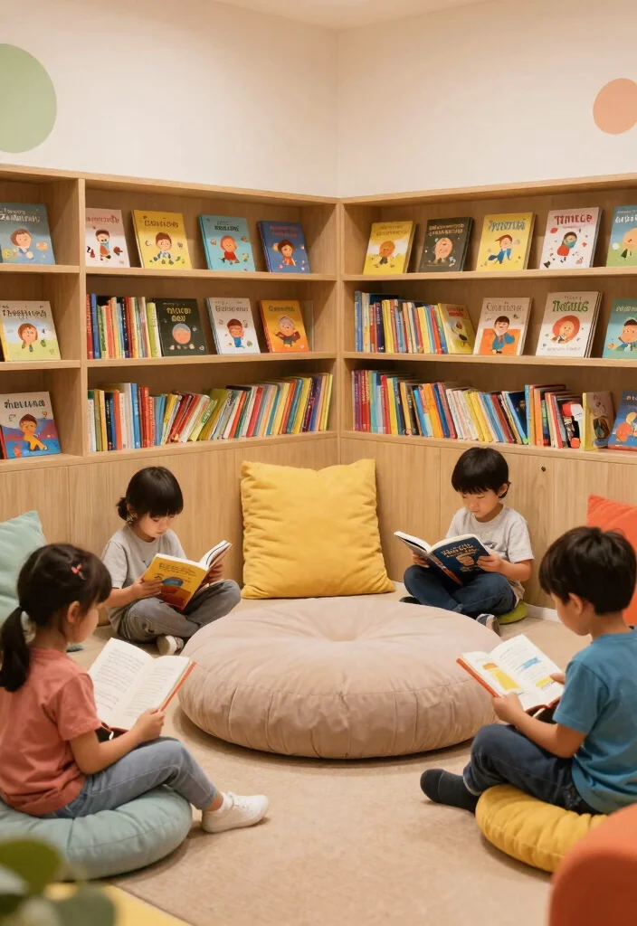 10 Reasons Every Home Needs a Cozy Library Corner for a Peaceful Lifestyle - 5. Great for Family Bonding 1