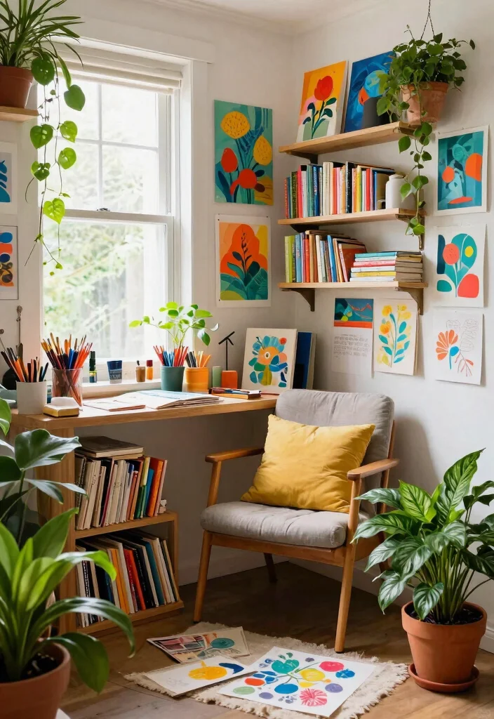 10 Reasons Every Home Needs a Cozy Library Corner for a Peaceful Lifestyle - 6. Boosts Creativity 1