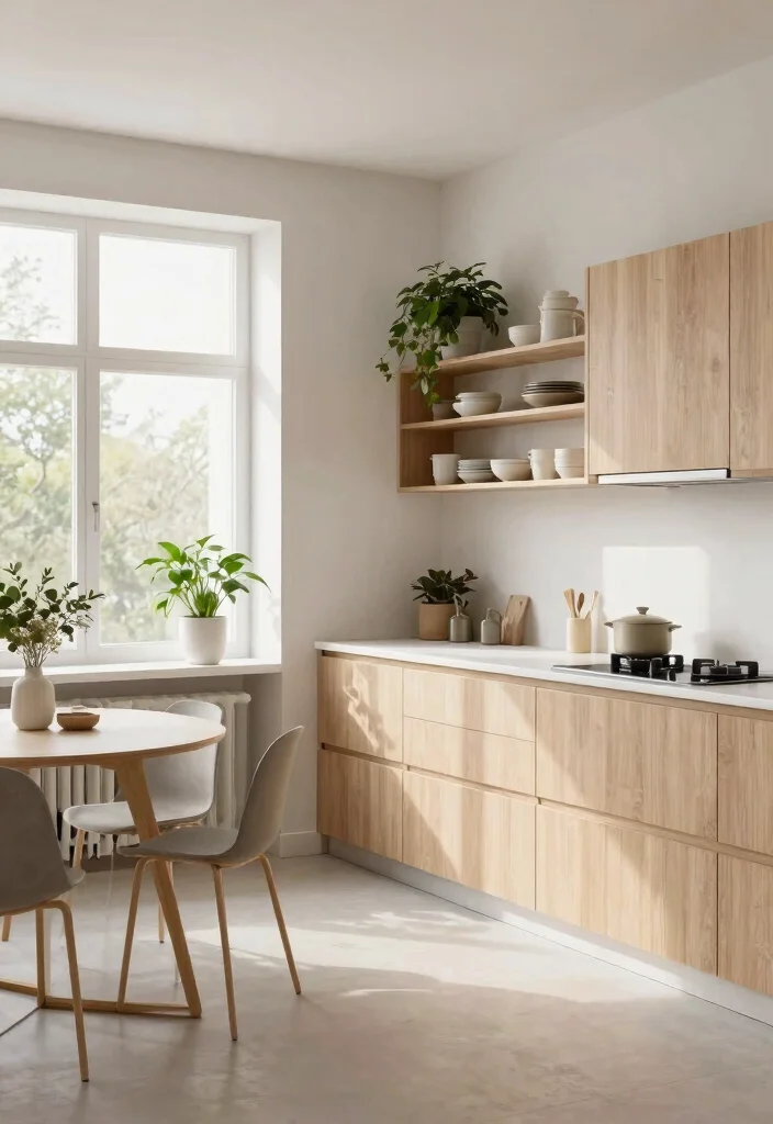 15 Best Modern Open Kitchen Designs for Small Spaces That Will Leave You Breathless! - 1. Sleek Scandinavian Minimalism 1