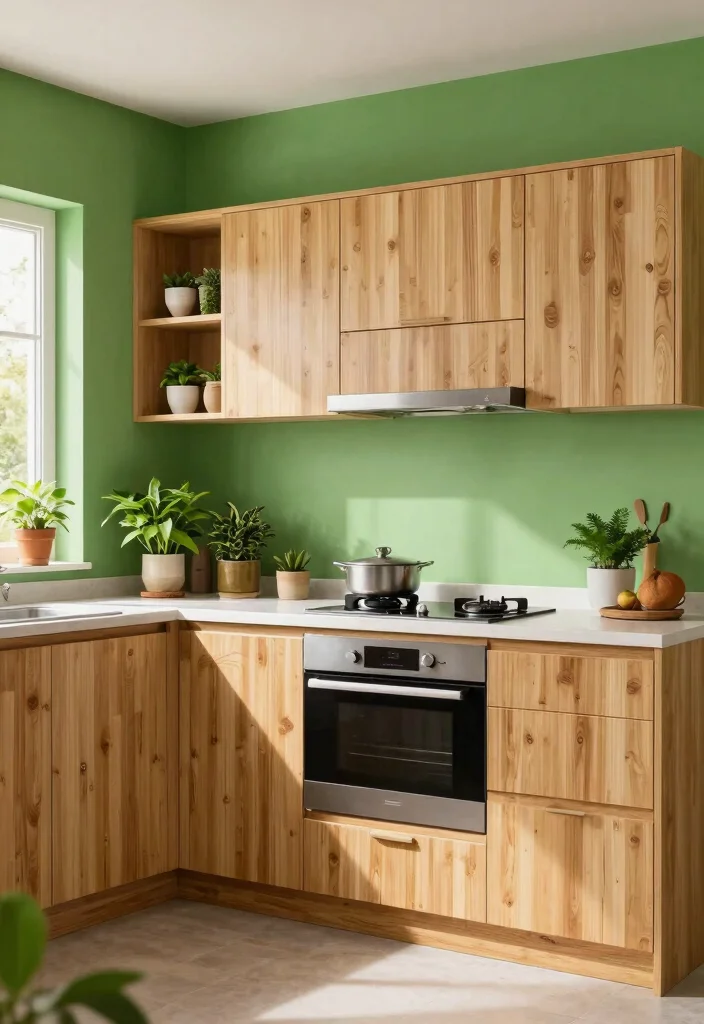 15 Best Modern Open Kitchen Designs for Small Spaces That Will Leave You Breathless! - 10. Eco-Friendly Designs 1