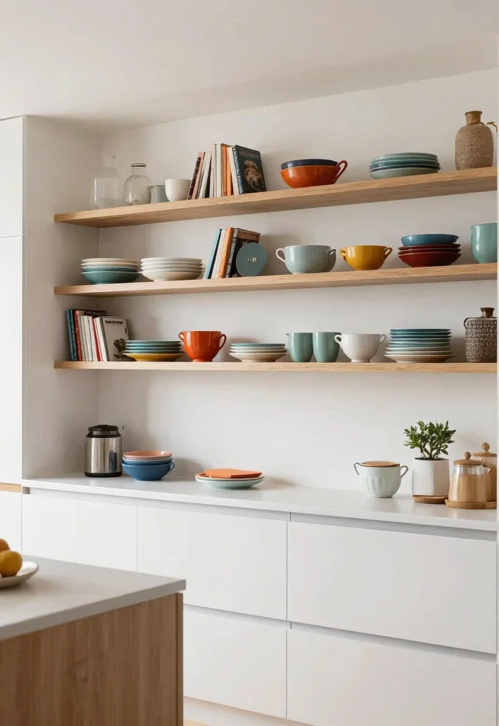 15 Best Modern Open Kitchen Designs for Small Spaces That Will Leave You Breathless! - 4. Open Shelving for Functional Style 1