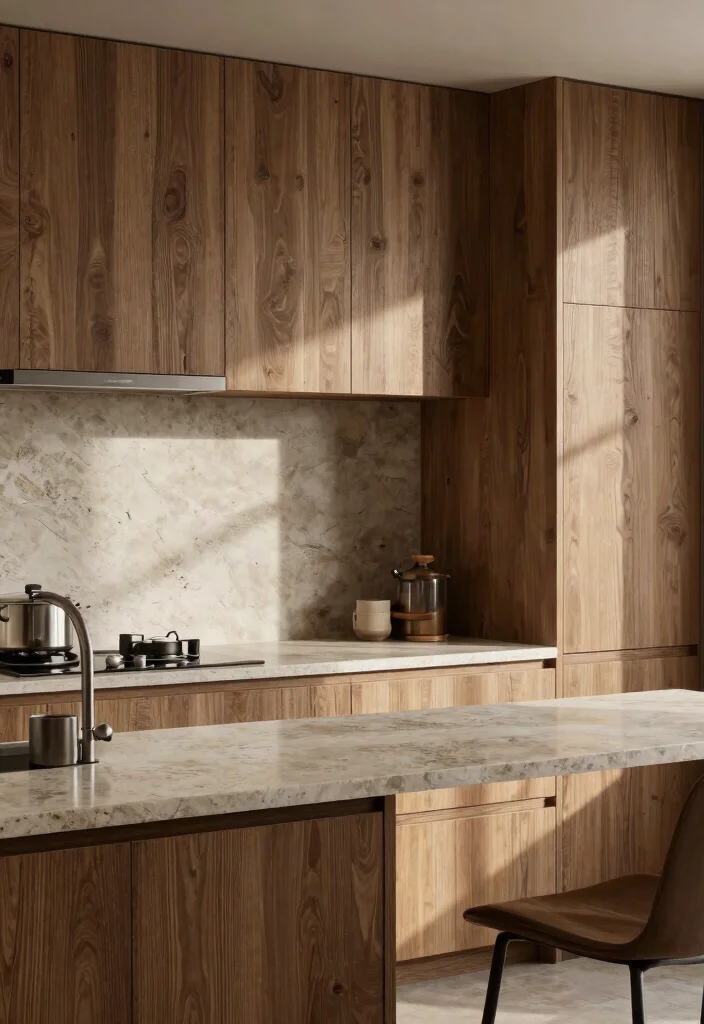 15 Best Modern Open Kitchen Designs for Small Spaces That Will Leave You Breathless! - 9. Textured Surfaces for Depth 1