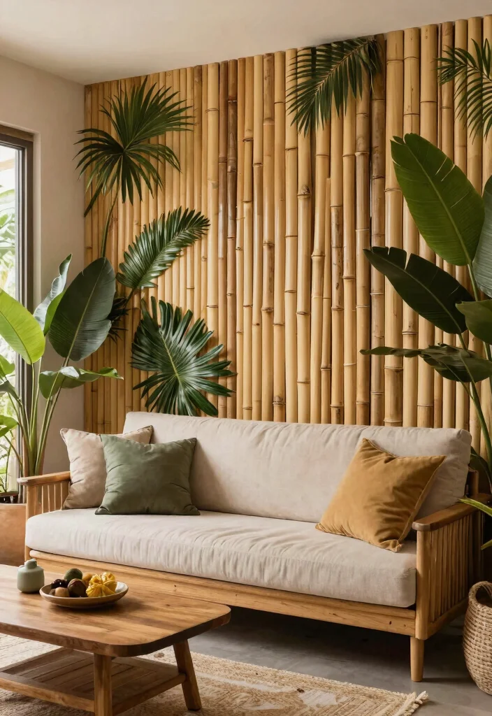 15 Best Textured Wall Design Ideas That'll Leave You Breathless (You Won't Believe #8!) - 14. Bamboo Wall Treatments 1