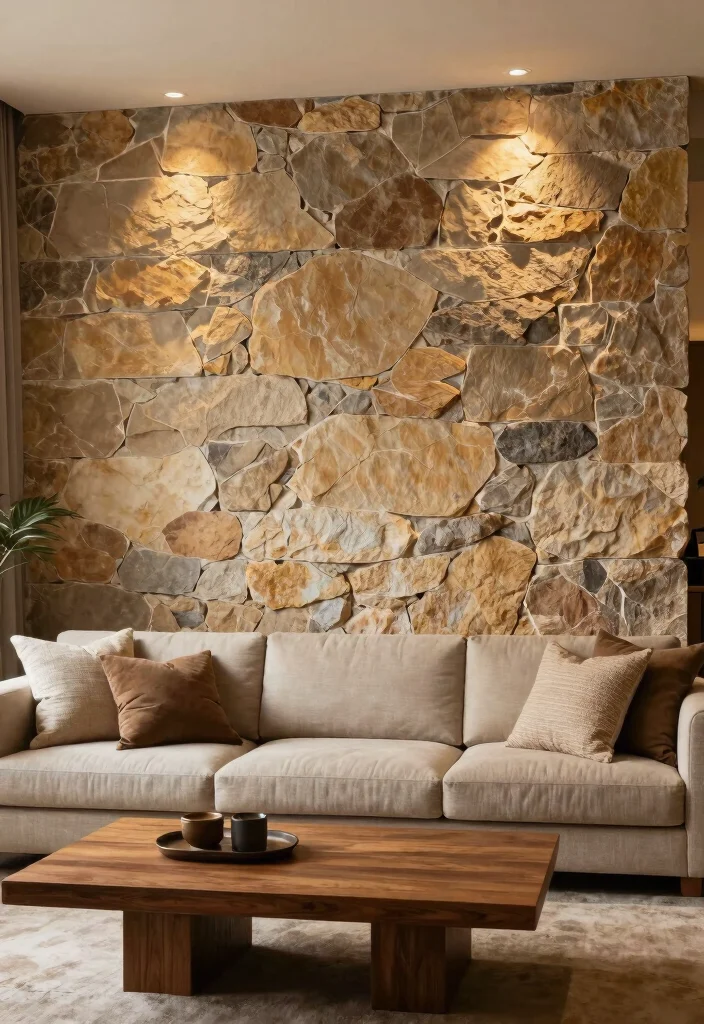 15 Best Textured Wall Design Ideas That'll Leave You Breathless (You Won't Believe #8!) - 5. Stone Accent Walls 1