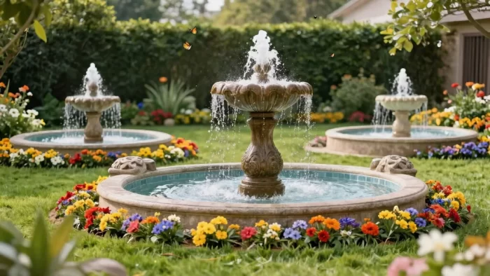 15+ Stunning Front Yard Fountain Ideas to Boost Your Curb Appeal (You Won't Believe #9!)