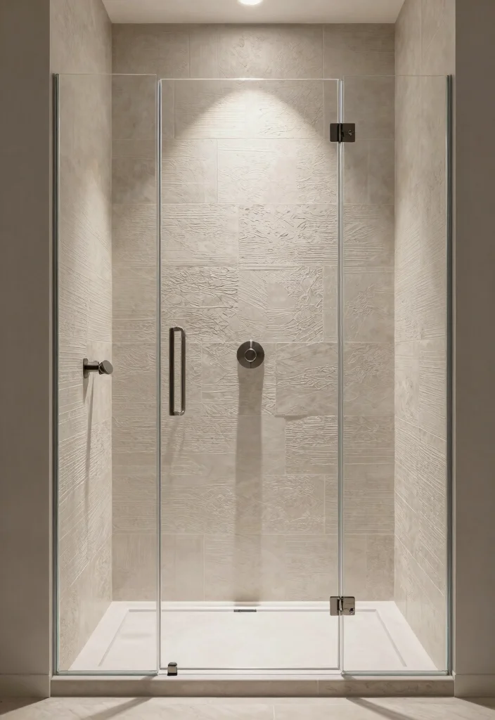 15+ Stunning Walk-in Shower Tile Ideas That'll Leave You Speechless 17 15+ Stunning Walk-in Shower Tile Ideas That'll Leave You Speechless - 6. Subtle Textures 1