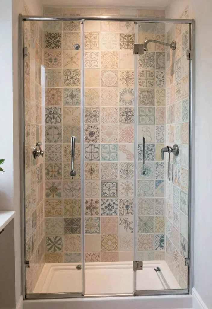 15+ Stunning Walk-in Shower Tile Ideas That'll Leave You Speechless 30 15+ Stunning Walk-in Shower Tile Ideas That'll Leave You Speechless - 9. Vintage Charm 1