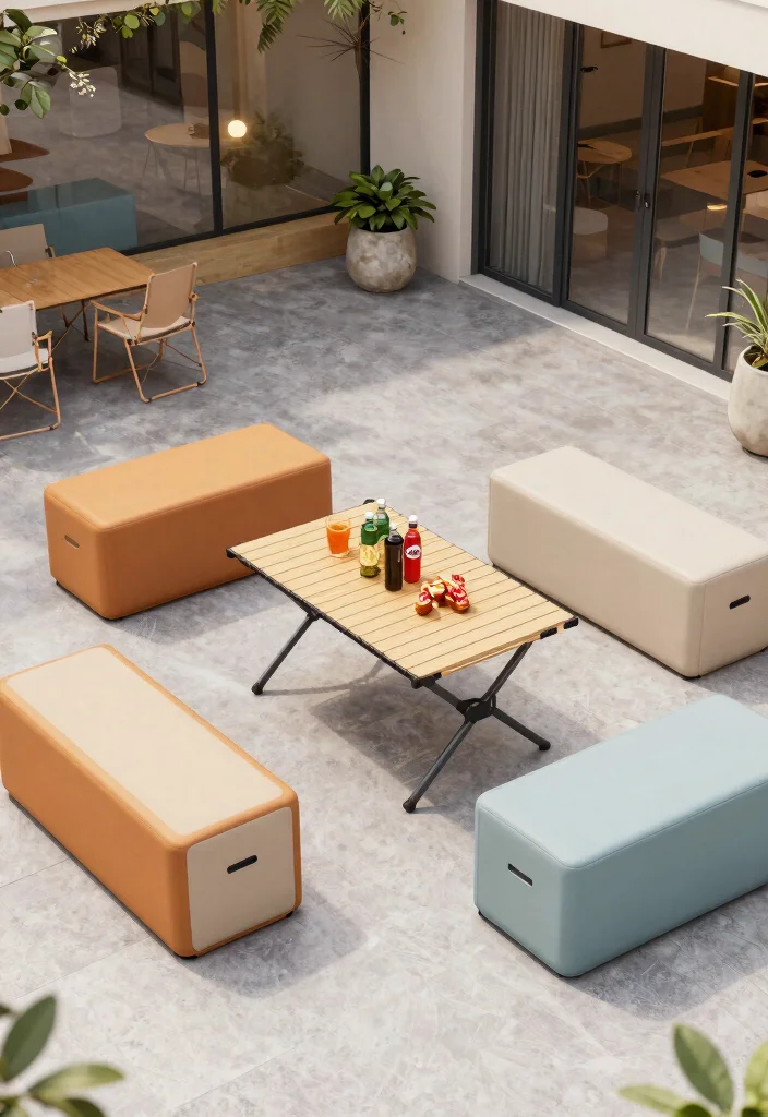15 Stylish Patio Extension Ideas to Elevate Your Outdoor Living Space - 11. Flexible Multi-Functional Spaces 1