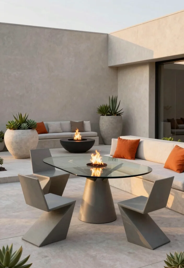 15 Stylish Patio Extension Ideas to Elevate Your Outdoor Living Space - 3. Sleek Modern Lines 1