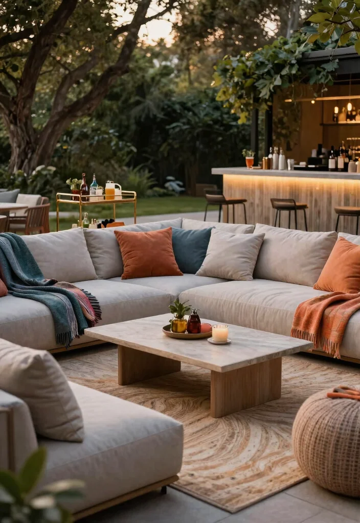 15 Stylish Patio Extension Ideas to Elevate Your Outdoor Living Space - 4. Cozy Outdoor Lounge 1