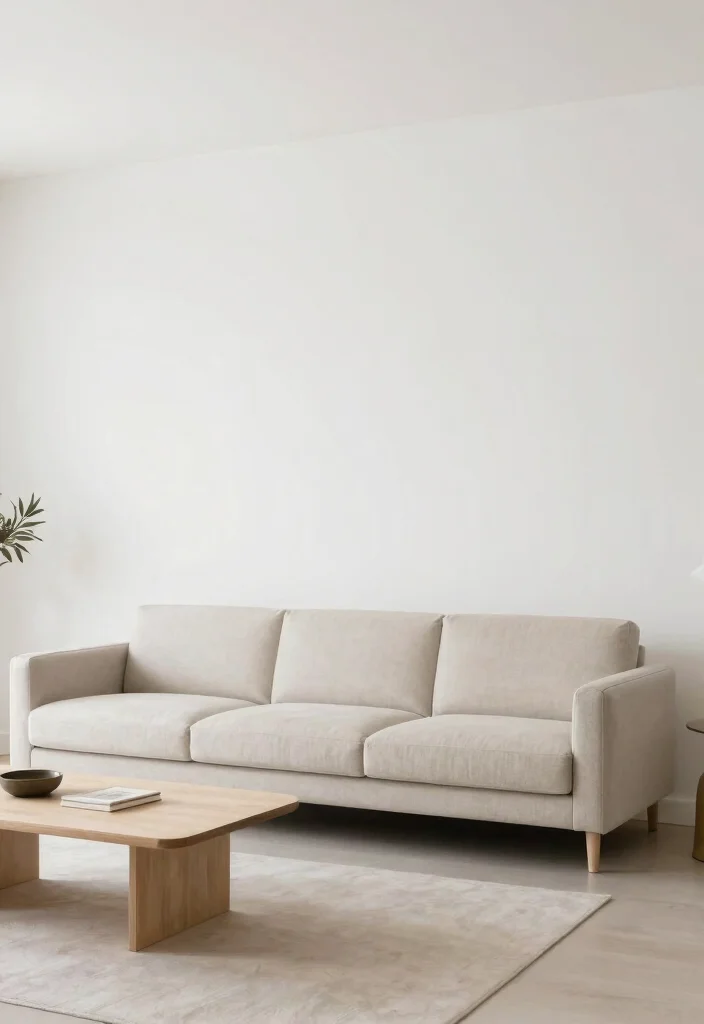 15 Unique Small Minimalist Neutral Living Room Ideas That'll Transform Your Space! - 15. Embrace Negative Space 1