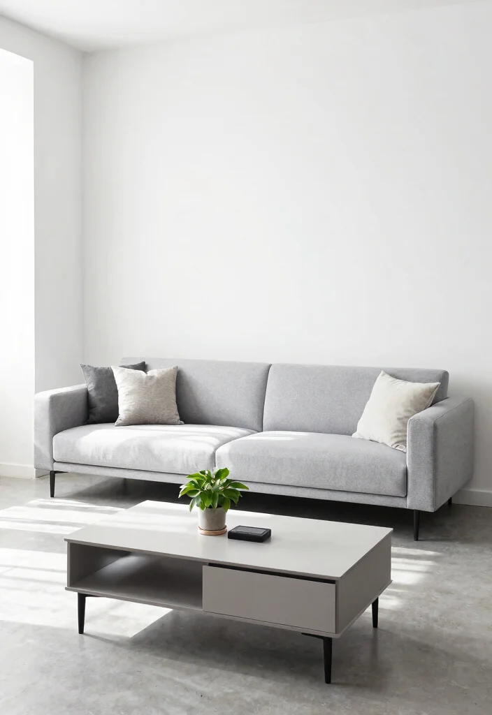 15 Unique Small Minimalist Neutral Living Room Ideas That'll Transform Your Space! - 2. Multi-Functional Furniture 1