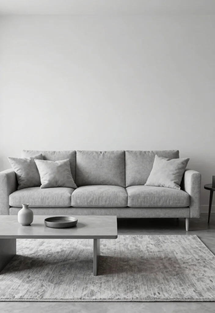 15 Unique Small Minimalist Neutral Living Room Ideas That'll Transform Your Space! - 8. Monochromatic Color Schemes 1